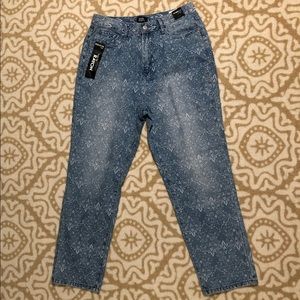 Jeans w/ Paisley Pattern